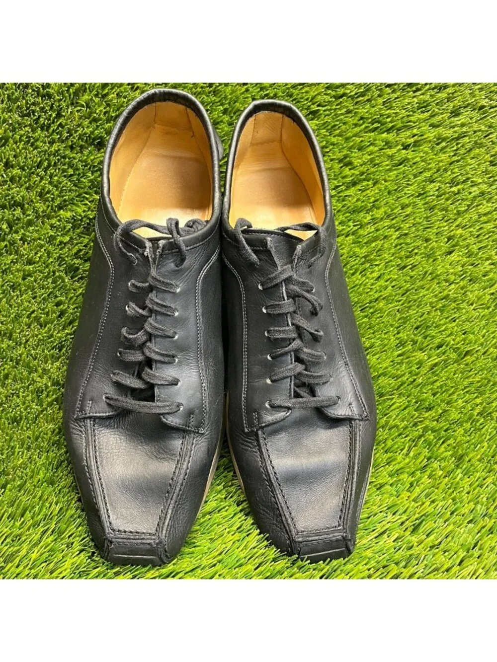 Bally Of Switzerland Mens Size 13 Black Casual Leather Oxford Shoes Sneakers
